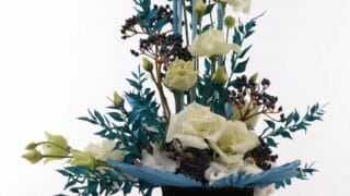 Sininen hetki - Itsenäisyyspäivän kukka-asetelma